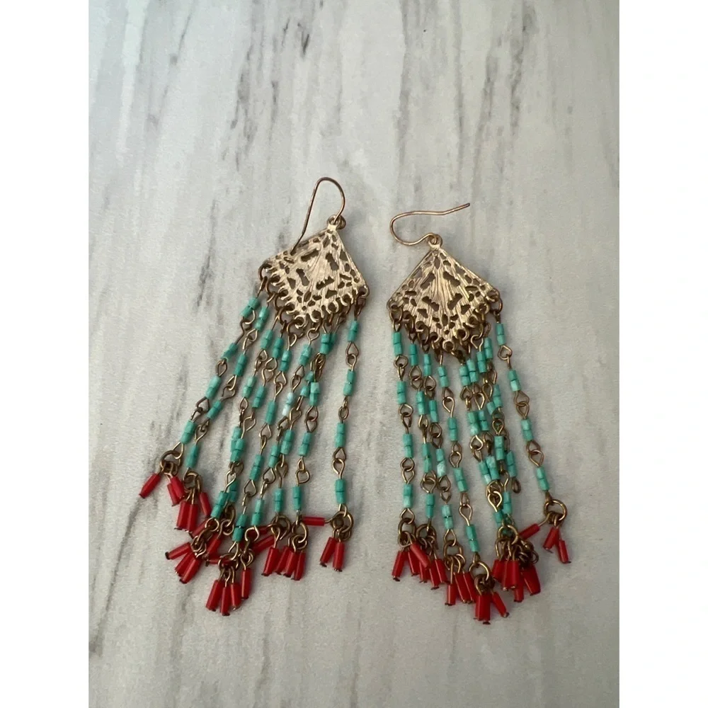Vintage Alpaca Mexico Earrings
